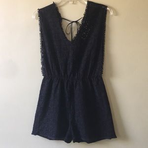 TopShop Black Lace Romper
